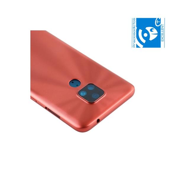 TAPA TRASERA CUBRE BATERIA PARA MOTOROLA MOTO E7 NARANJA