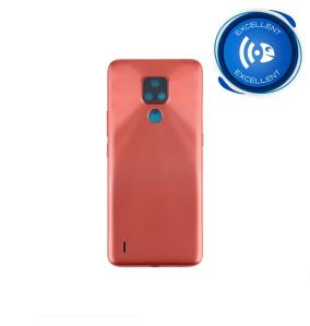 TAPA TRASERA CUBRE BATERIA PARA MOTOROLA MOTO E7 NARANJA