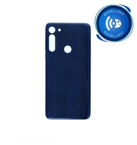 TAPA TRASERA CUBRE BATERIA PARA MOTOROLA MOTO G8 AZUL