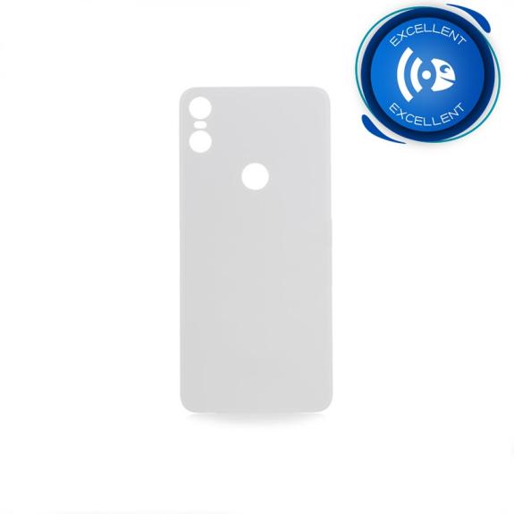 TAPA TRASERA CUBRE BATERIA PARA MOTOROLA ONE (P30 PLAY) BLANCO