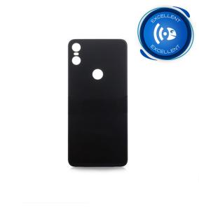 TAPA TRASERA CUBRE BATERIA PARA MOTOROLA ONE  (P30 PLAY) NEGRO