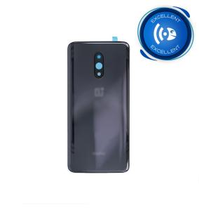 TAPA TRASERA CUBRE BATERIA PARA ONEPLUS 7 NEGRO - GRIS