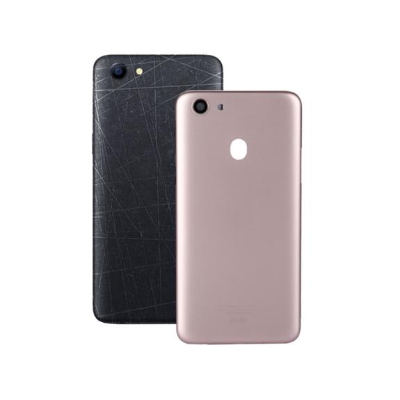 Tapa para Oppo A73 / F5 dorado - rosa