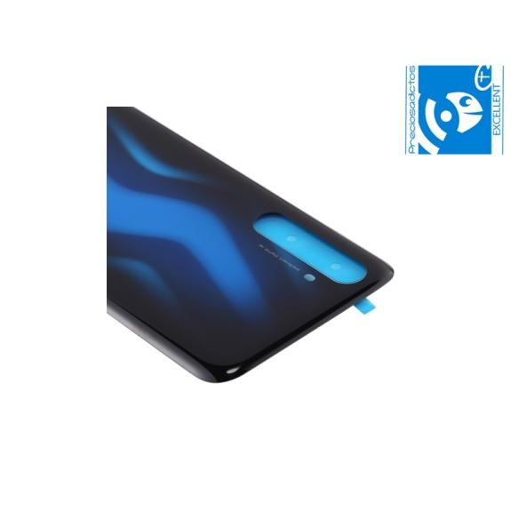 TAPA TRASERA CUBRE BATERIA PARA REALME 6 PRO AZUL NEGRO