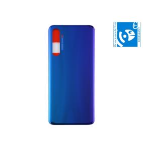 TAPA TRASERA CUBRE BATERIA PARA REALME X2 AZUL AURORA