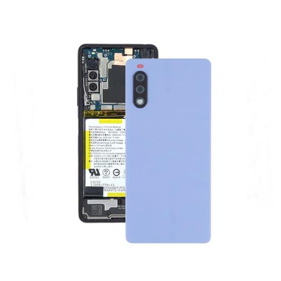 TAPA TRASERA CUBRE BATERIA PARA SONY XPERIA 10 III MORADO