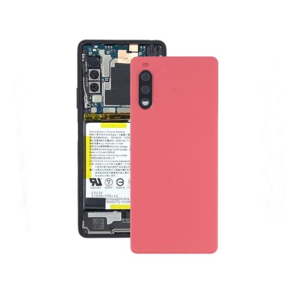 TAPA TRASERA CUBRE BATERIA PARA SONY XPERIA 10 III ROJO