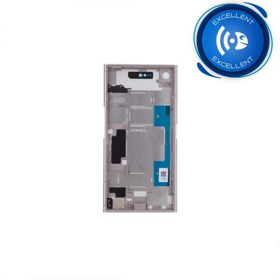 TAPA TRASERA CUBRE BATERIA PARA SONY XPERIA XZ1 PLATA