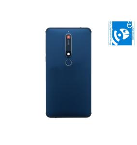 TAPA TRASERA LENTE, BOTONES Y FINGERPRINT PARA NOKIA 6.1 AZUL