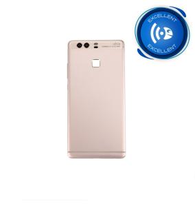 TAPA TRASERA PARA HUAWEI ASCEND P9 CON BOTON DORADO