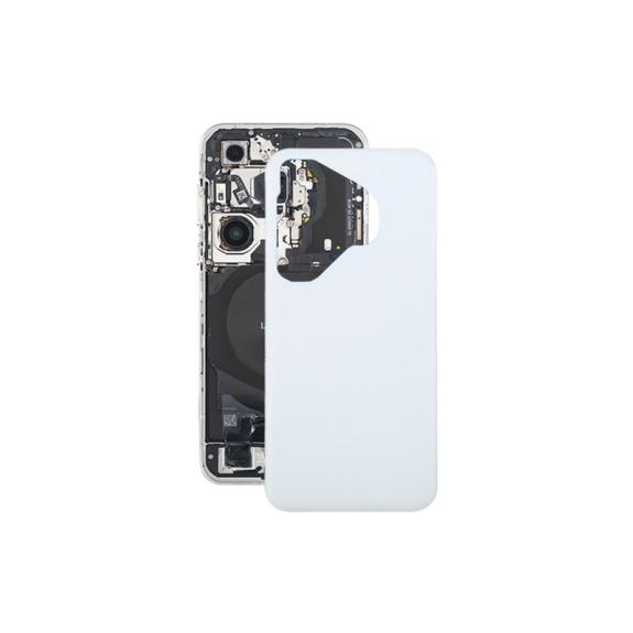 Tapa Trasera Para Huawei Pura 70 Pro Plus en color blanca