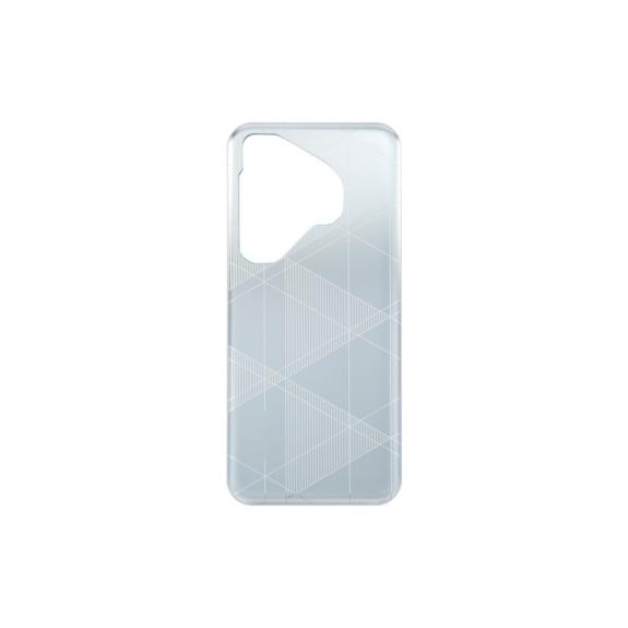 Tapa Trasera Para Huawei Pura 70 Pro Plus en color plateado