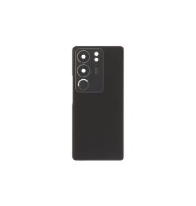 Tapa Trasera Para Vivo V29 negro (Adhesivo, Lente+Embellecedor)