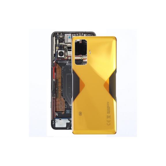 Tapa Trasera Para Xiaomi Poco F4 GT en color amarillo