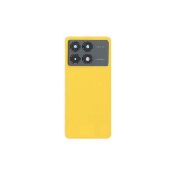 Tapa Trasera Para Xiaomi Poco X6 Pro en color amarillo