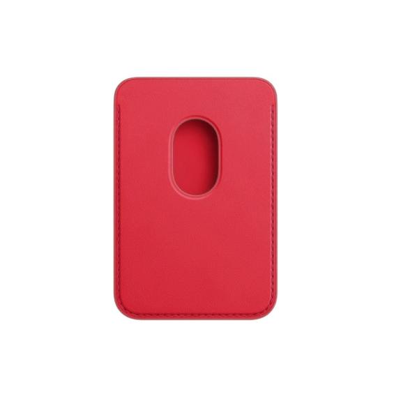 Tarjetero MagSafe Para iPhone Rojo
