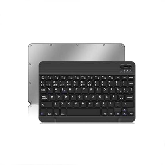 Teclado Español Bluetooth Inalámbrico para iPad, Android negro