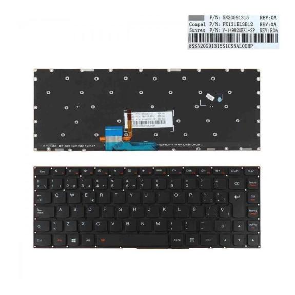 Teclado para Portátil Lenovo Yoga 2 / Yoga 3