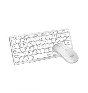 Teclado y Ratón Bluetooth en color Blanco (Español)