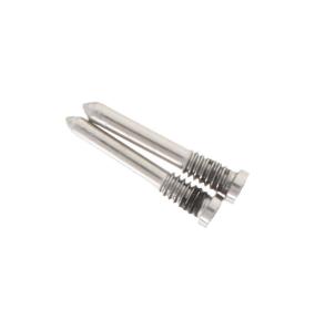 Tornillos Inferiores Para iPhone 16 Series en color plateado