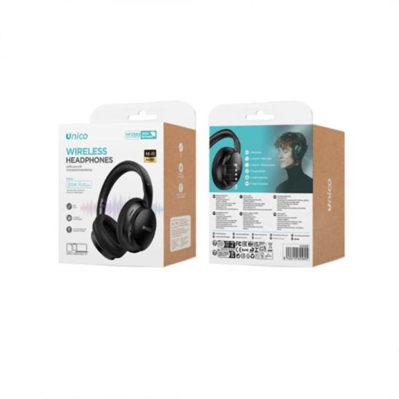 Unico Auriculares bluetooth de diadema - Negro