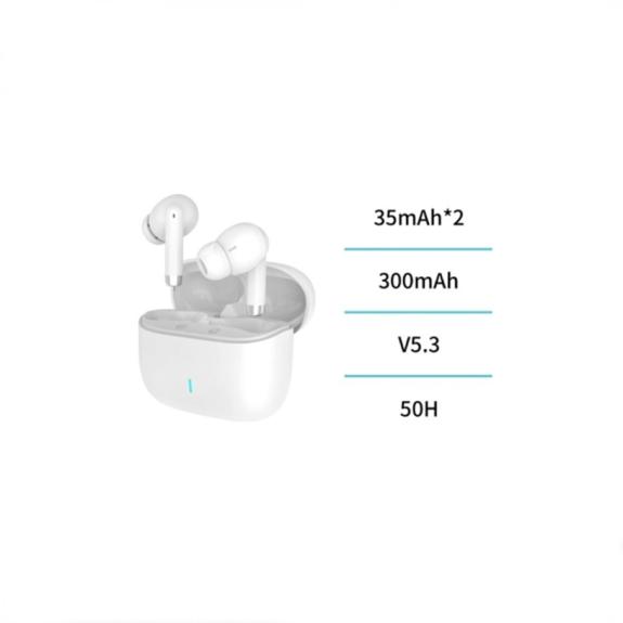 Unico Auriculares bluetooth TWS Con Almohadillas -Blanco
