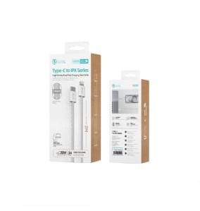 Unico Cable Tipo-C a Lightning PD30W Trenzado 2m - Blanco