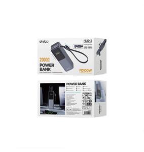 Unico Power Bank con puerto Tipo-C, USB y cable Tipo-C(20000mAh)