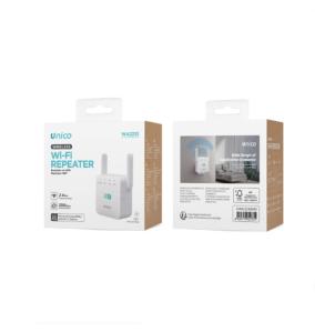 Unico Receptor de Wifi repetidor 2dBi - Blanco