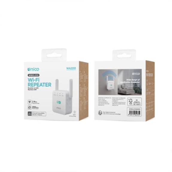 Unico Receptor de Wifi repetidor 2dBi - Blanco