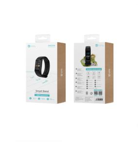 Unico Smartband Deportivo Con Podómetro y Pantalla - Negro