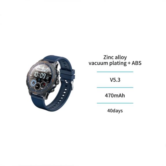 Unico Smartwatch Alta Gama Dafit Ligero 1.43" – Azul