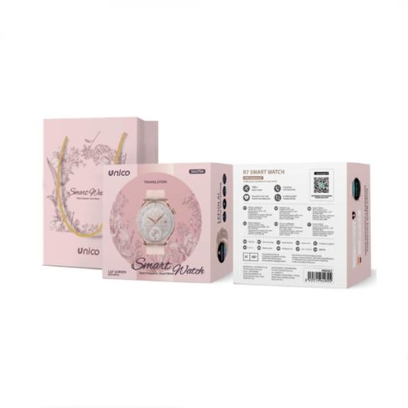Unico Smartwatch Alta Gama R7 Lefun Health 1.32" - Rosa