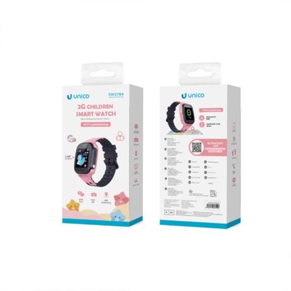 Unico Smartwatch Para Niños con GPS 2G + Wifi - Rosa